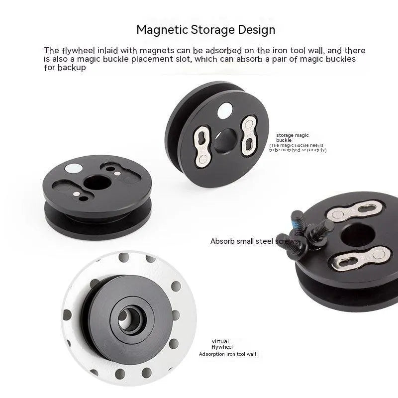 Bicycle chain holder maintenance tool in aluminium alloy with three version choices
