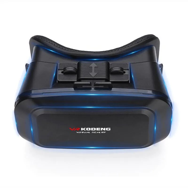 K2 Smart VR Glasses in black resin, head-mounted display for 4.7-6.9 inch smartphones, with pupil distance adjustment