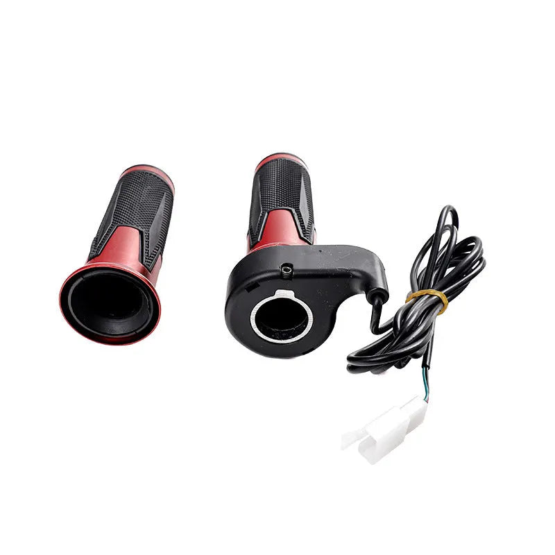 Electric car accelerator modification kit with three-speed rotating handle and multiple handle options
