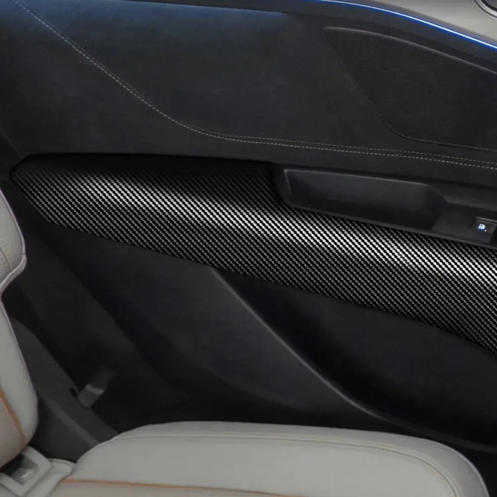 Nano carbon fibre tape anti-collision strip for car door edge protection in multiple sizes