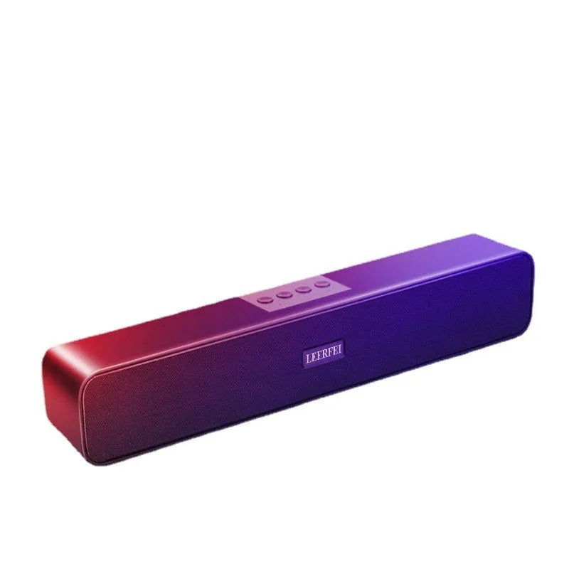 Double desktop Bluetooth speaker with extra bass in blue packaging E91D 1200mAh version