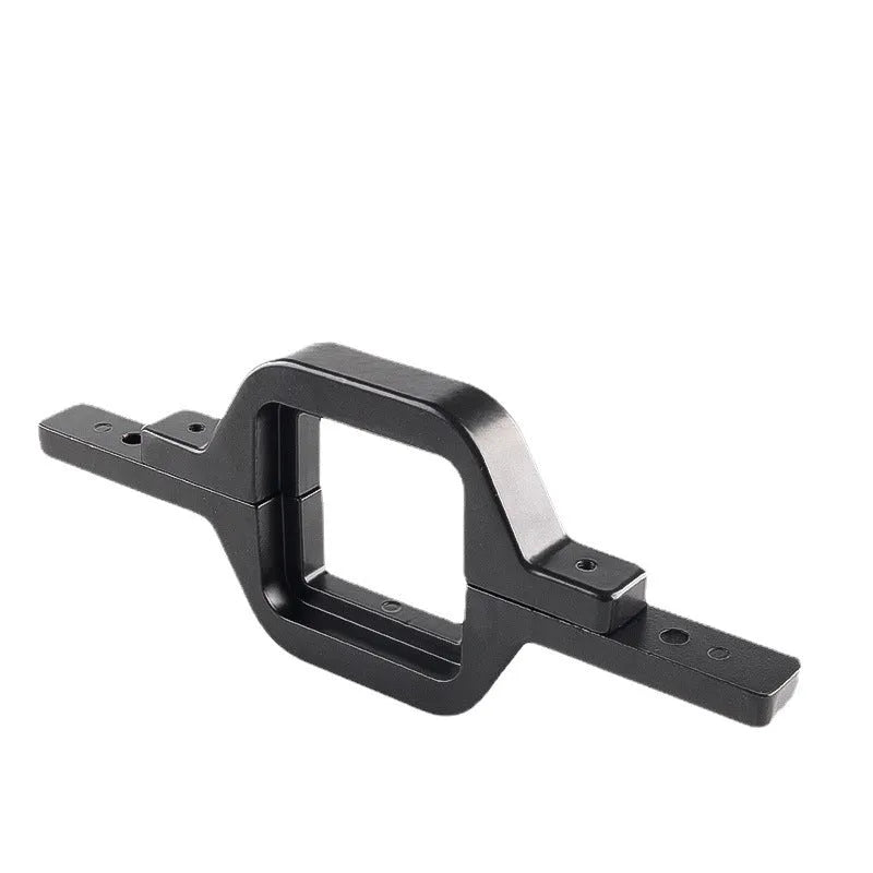 Black aluminium alloy LED light mounting bracket for a Jeep Wrangler