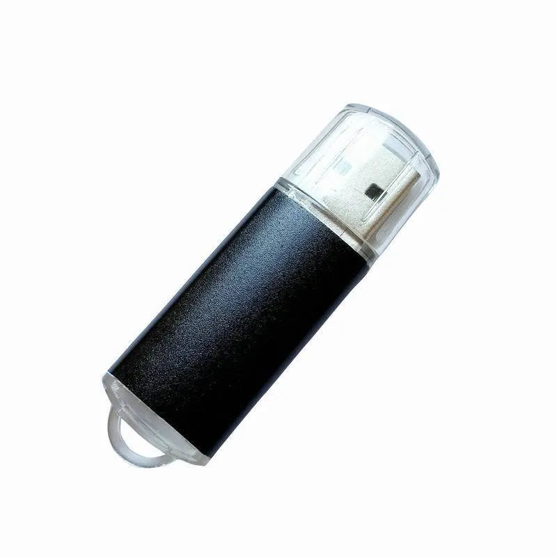 USB software encryption lock dongle with metal shell, shown in multiple colour options including black, blue, and red.