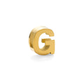 Titanium steel number and letter necklace with gold electroplated finish on grinding chain design