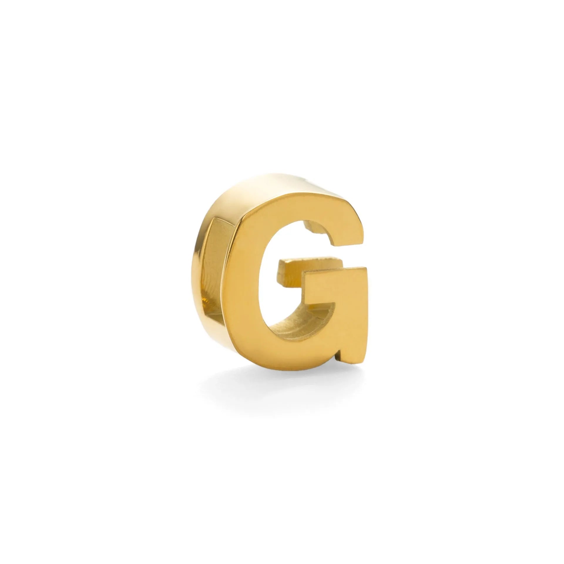 Titanium steel number and letter necklace with gold electroplated finish on grinding chain design