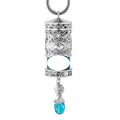 Alloy car suspension hanging pendant cylindrical shape with aroma function, Golden Magic or Silver Magic finish
