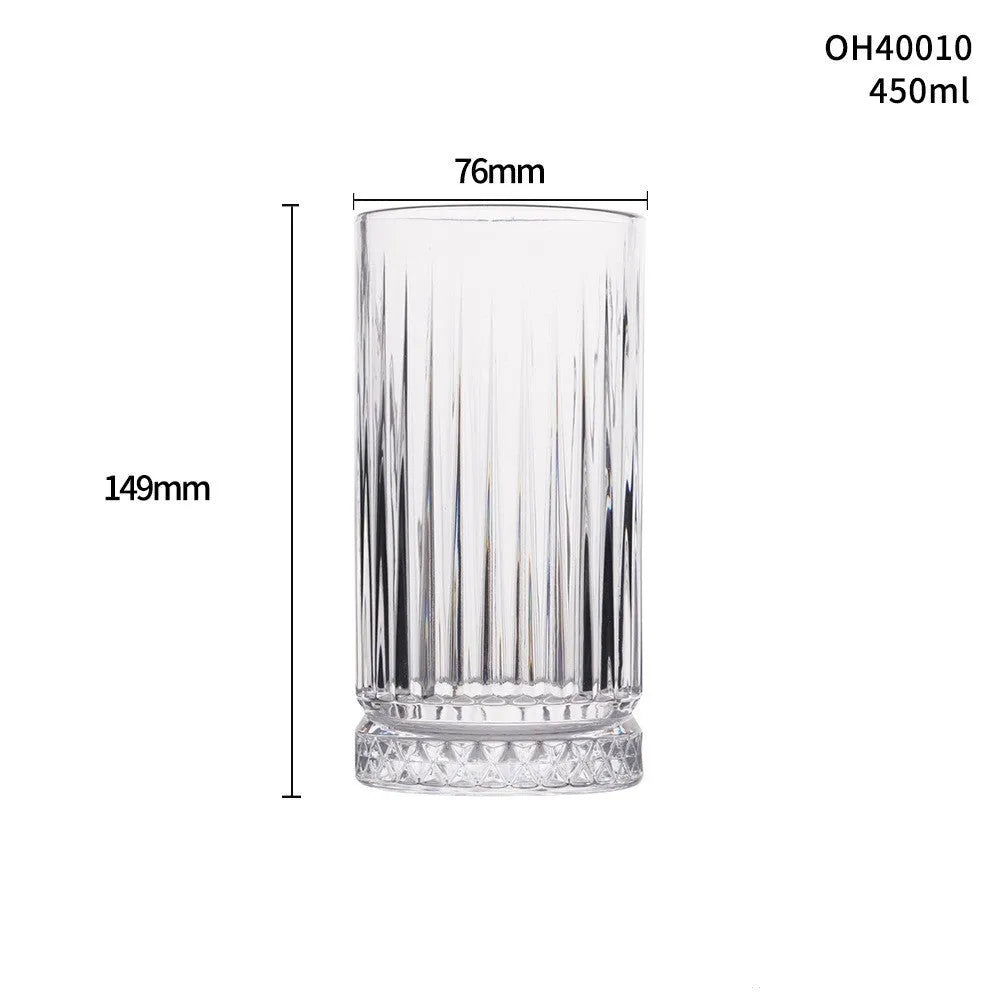 Thick bottom whiskey shot glass with 301-400ml capacity in multiple colour options