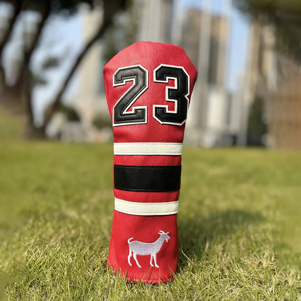 Ram golf club sleeve in PU material for No 1 Fairway wooden pole and square putter head protection.