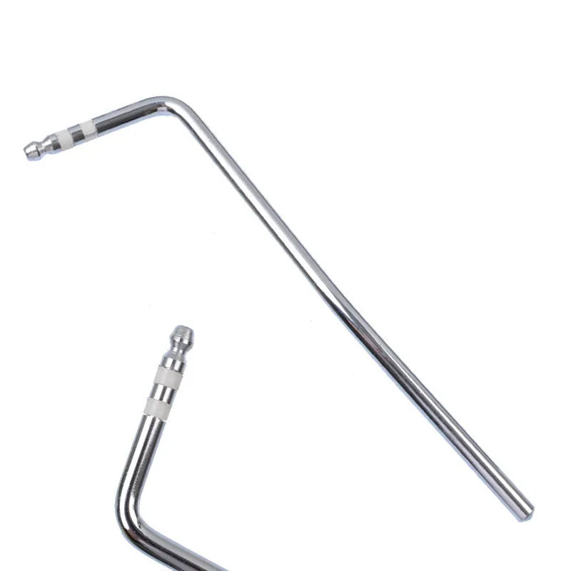 Guitar tremolo bar in gold chrome finish with direct plug-in connection