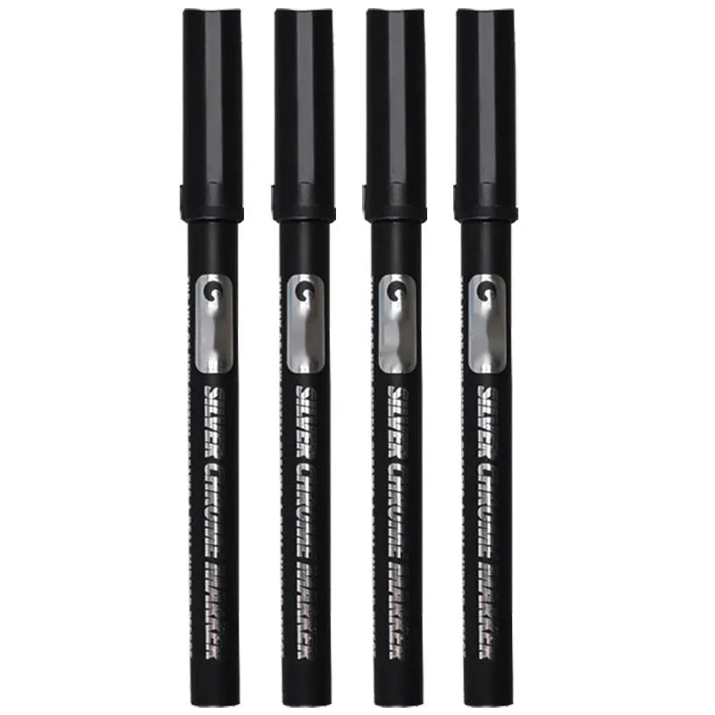 Mirror marker pen with waterproof ink in 1mm and 2mm tip sizes for writing on glass surfaces
