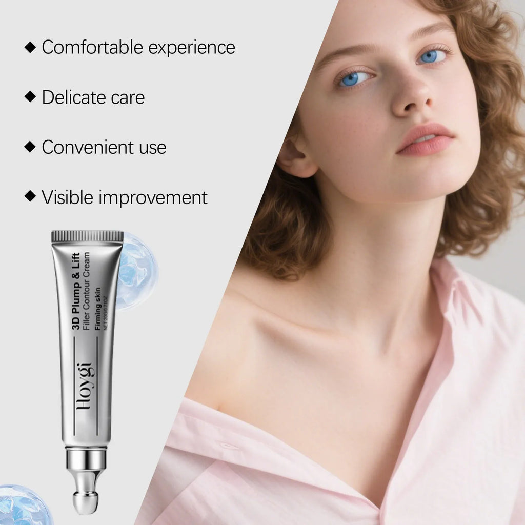 20g tube of moisturising eye cream with ceramide EOS ingredients, 3cm diameter by 13.3cm length
