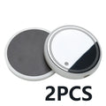 LED light-up coaster for car cup holder showing colourful illumination and 68mm diameter