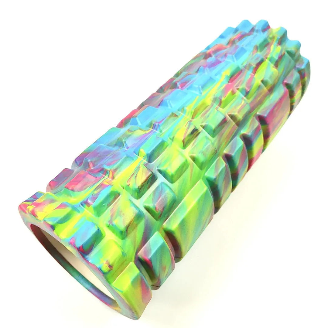 33cm camouflage pattern EVA foam roller for fitness and massage exercises