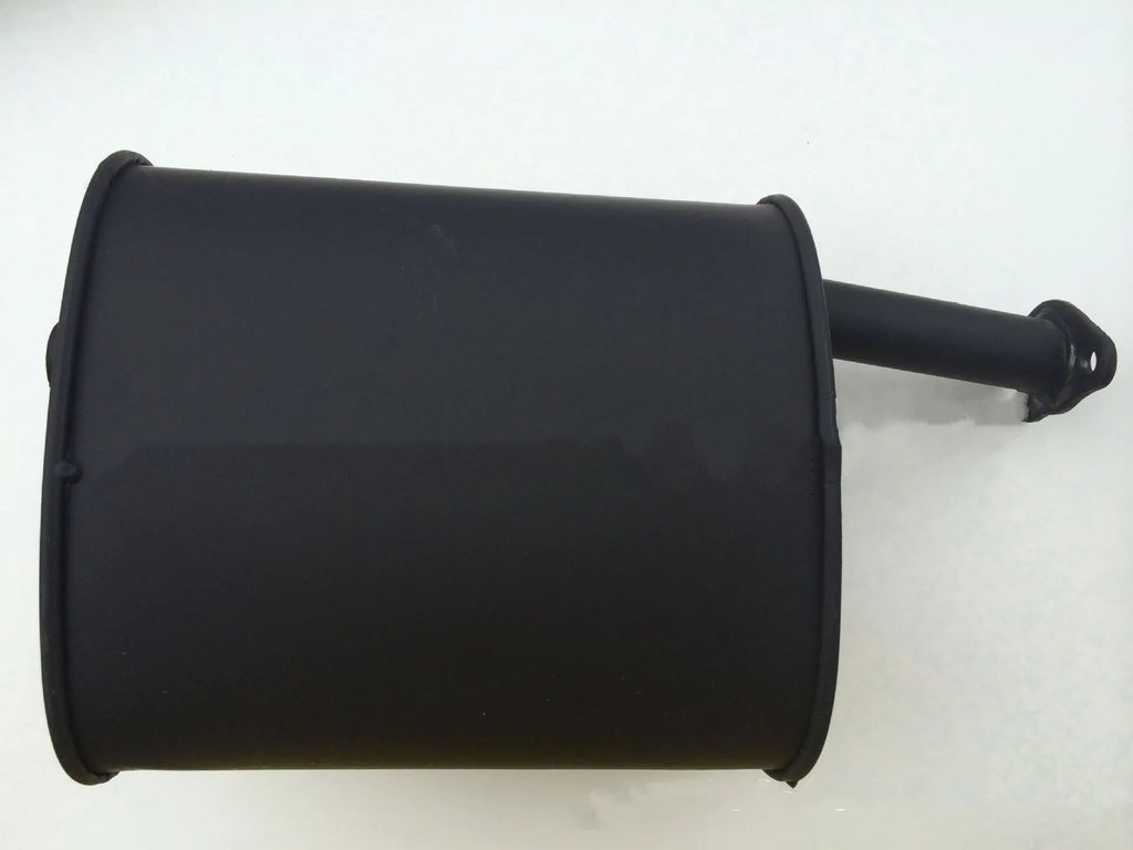 Gasoline generator exhaust silencer pipe accessory for portable power units