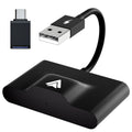 Wireless Android Auto car adaptor in black or white colour options