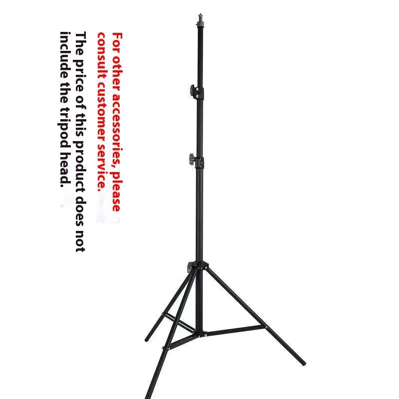 Tripod light stand for floor photography with mobile phone holder and adjustable height options
