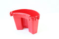 PP plastic car wash bucket in black, blue, pink, or red with 8-litre capacity
