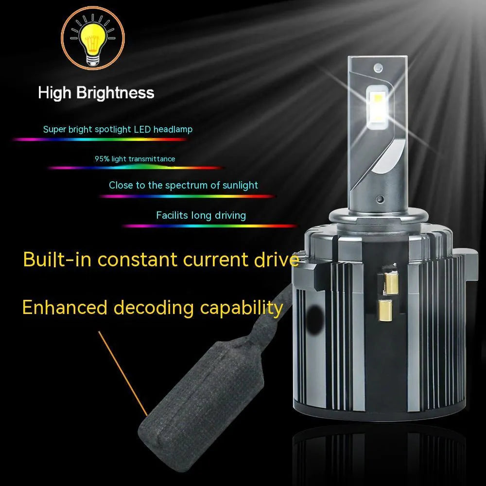 Golf 7 Xia Lang specific LED low beam headlight bulb with aviation aluminium housing