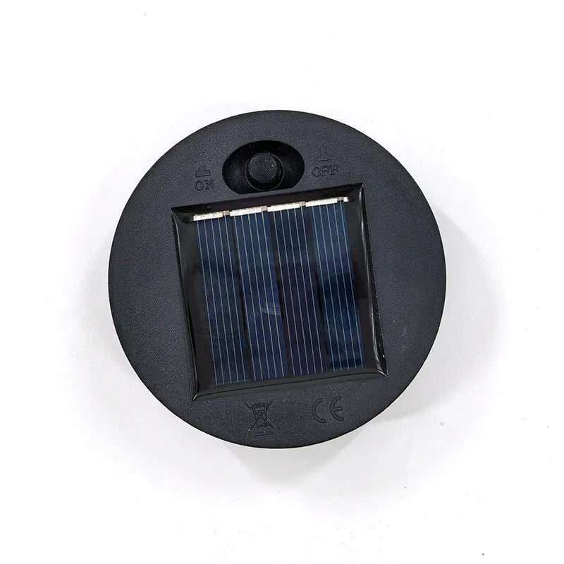 Oval solar lithium battery box measuring 2x7cm for LED highlight lamp