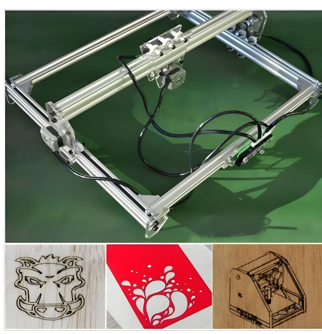 Miniature laser engraving machine with 3000mw specification and 400x300mm base