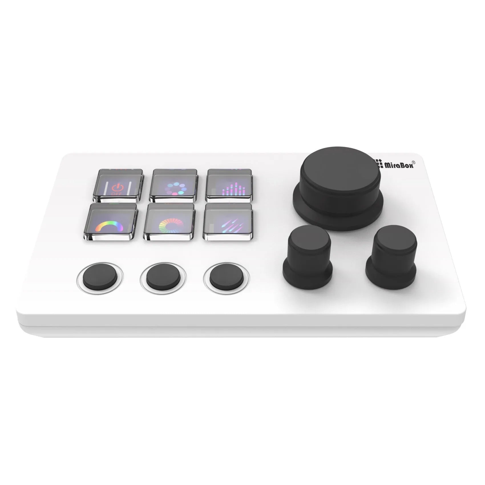 Visual Keyboard N3 silicone keypad with numeric keys in black or white, shown with USB cable.