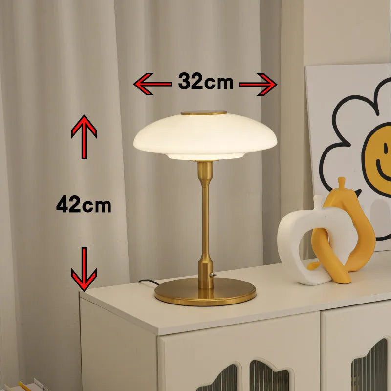 Vintage Korean style bedside atmosphere light in a choice of four colours on a metal lamp holder.