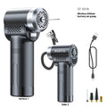 ST-5518 wireless portable automatic car tyre inflator with ABS body and built-in light, 17 cylinders