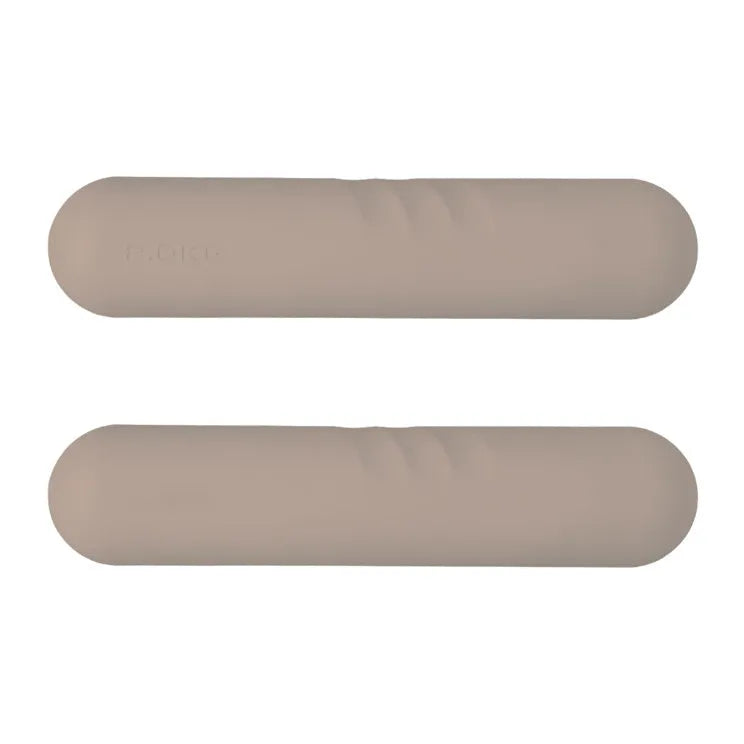 Silicone edging hand-drawn dumbbell stick in selection of colours with cast iron construction