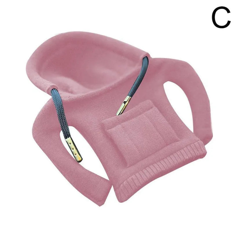 Cloth car gear shift knob cover in multiple colours, shown with 13cm by 8cm dimensions.