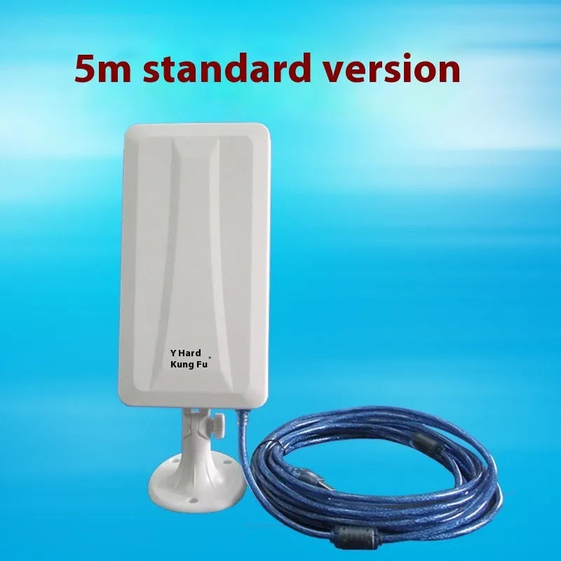 White USB wireless network adapter for computer WiFi connectivity