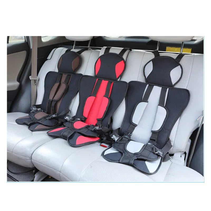 Car rear child seat with sandwich PP cotton padding splicing design in brown, blue, grey, red options