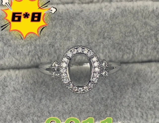 Oval denier ring with five-pointed star design in electroplated copper Korean style jewellery