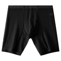 Transparent lace men's boxers in multiple colours with mid waist fit and lengthened design