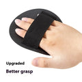 Women's bath gadget with finger style design in rubber material with included towel