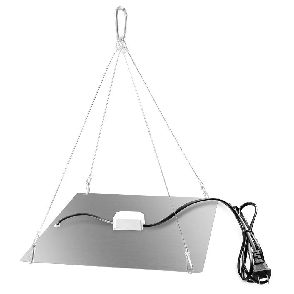 D-section aluminium LED plant light with hook for growing fruits and vegetables indoors.