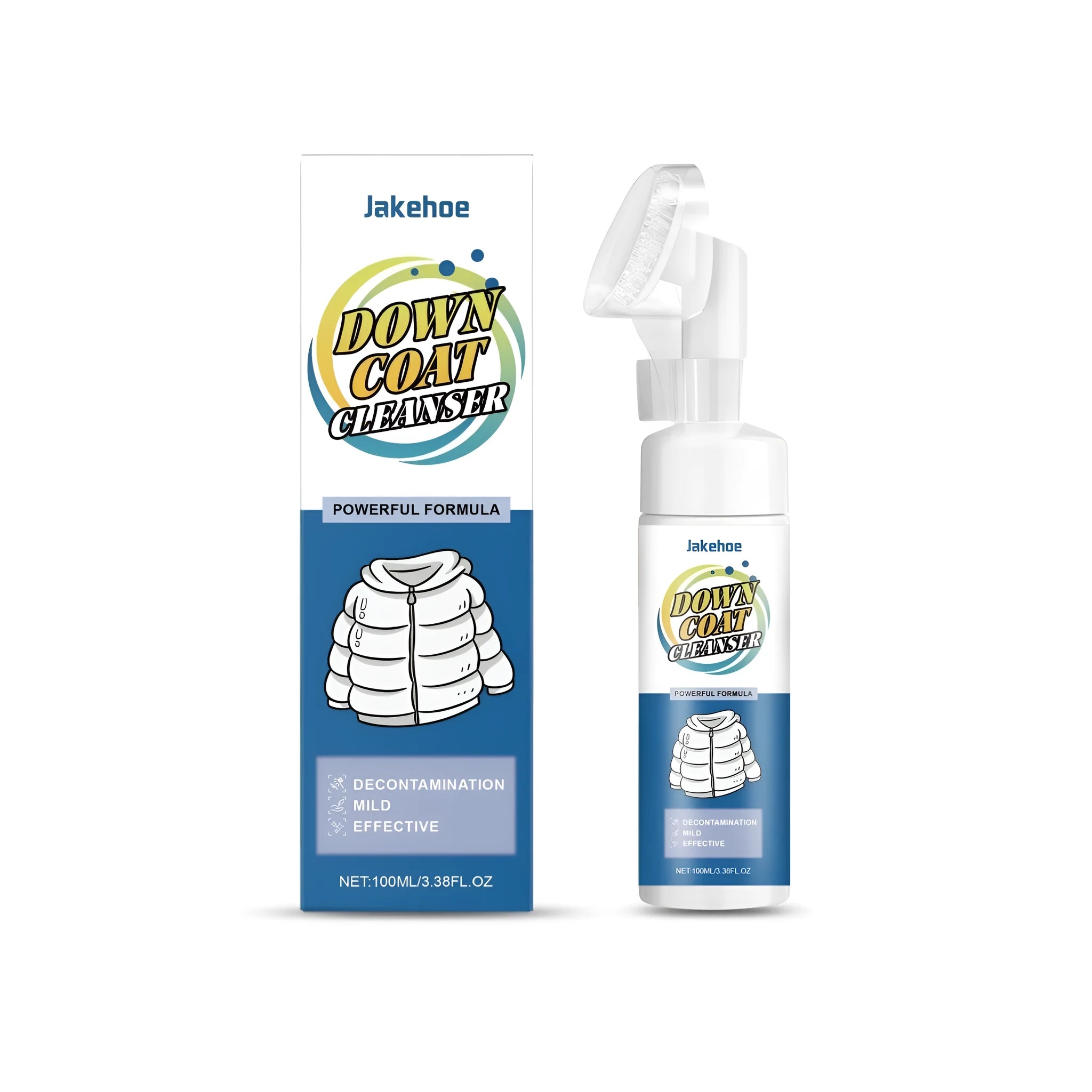 100ml bottle of down coat cleanser for jackets, duvets and pillows