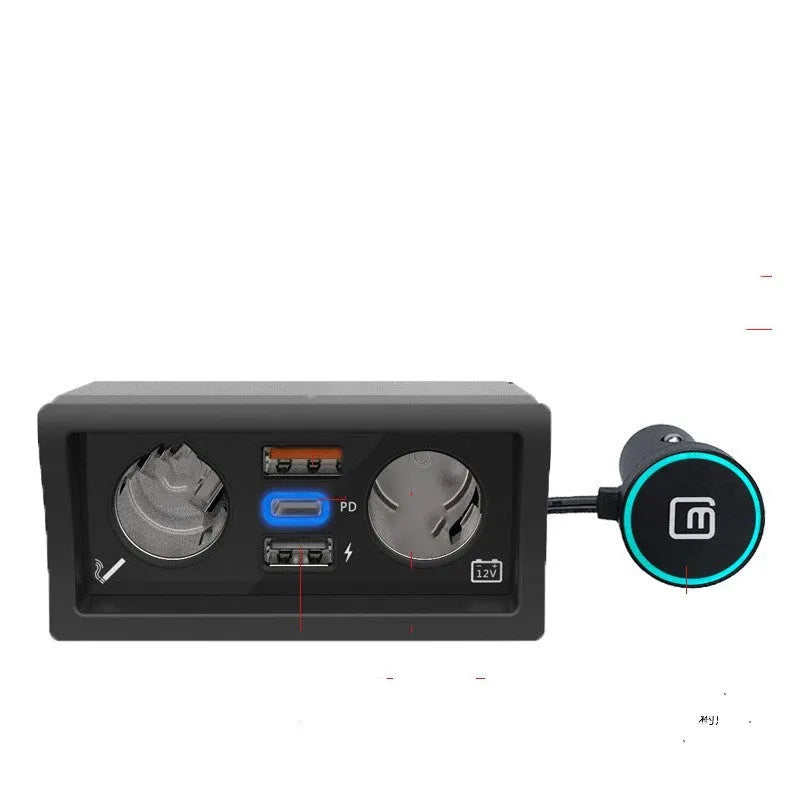 Volkswagen Lavida Polo Weiling car charger with QC3.0 fast charge and Android or Apple model options