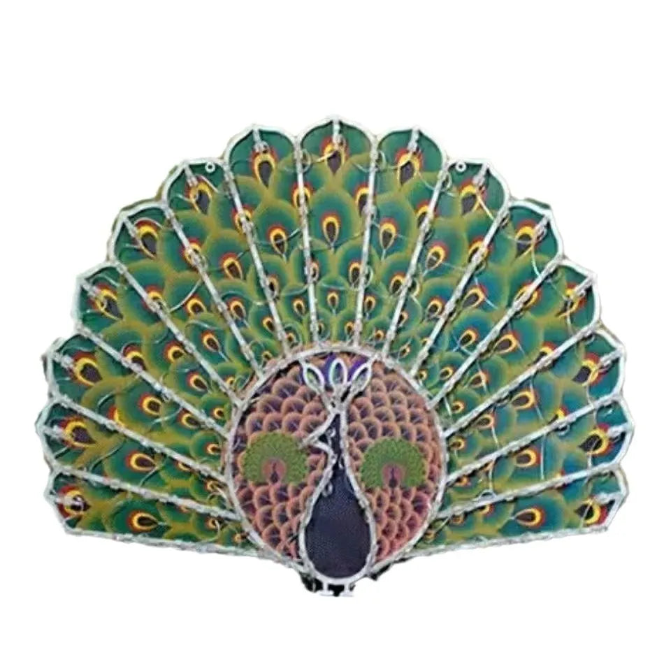 Christmas outdoor decorative string lights with peacock, love heart, sunflower and star shapes