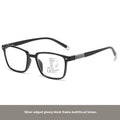 Multifocal photochromic reading glasses with anti blue light protection in various frame styles