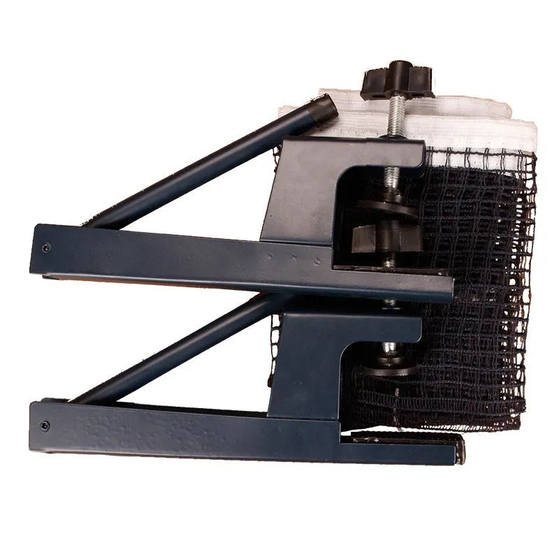 Table tennis post set with large thickened clip and grid frame for indoor open grid tables