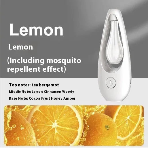 Ultrasonic aroma diffuser with mosquito repellent function in six fragrance colour options