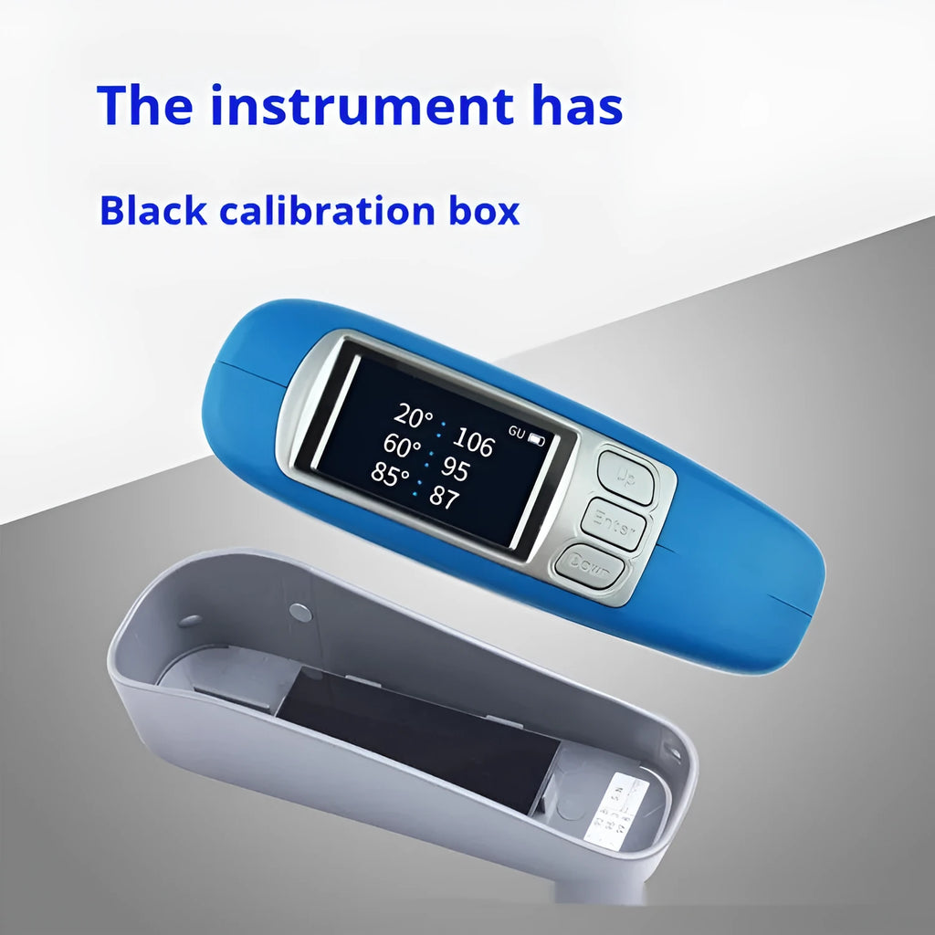 Ceramic brightness stone portable glossiness tester with measurement angle selection