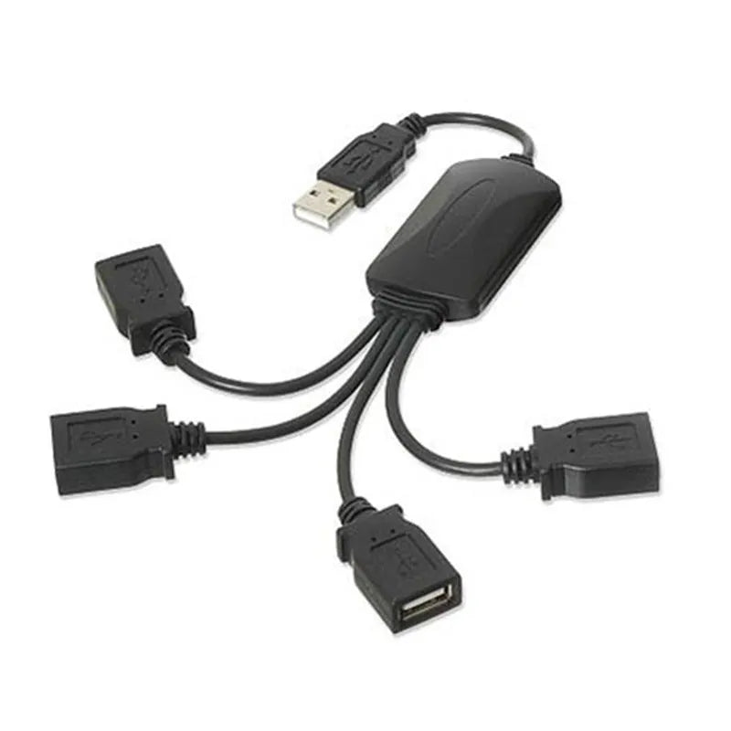 USB 2.0 four-port computer peripheral hub in A003 Linear HUB colour