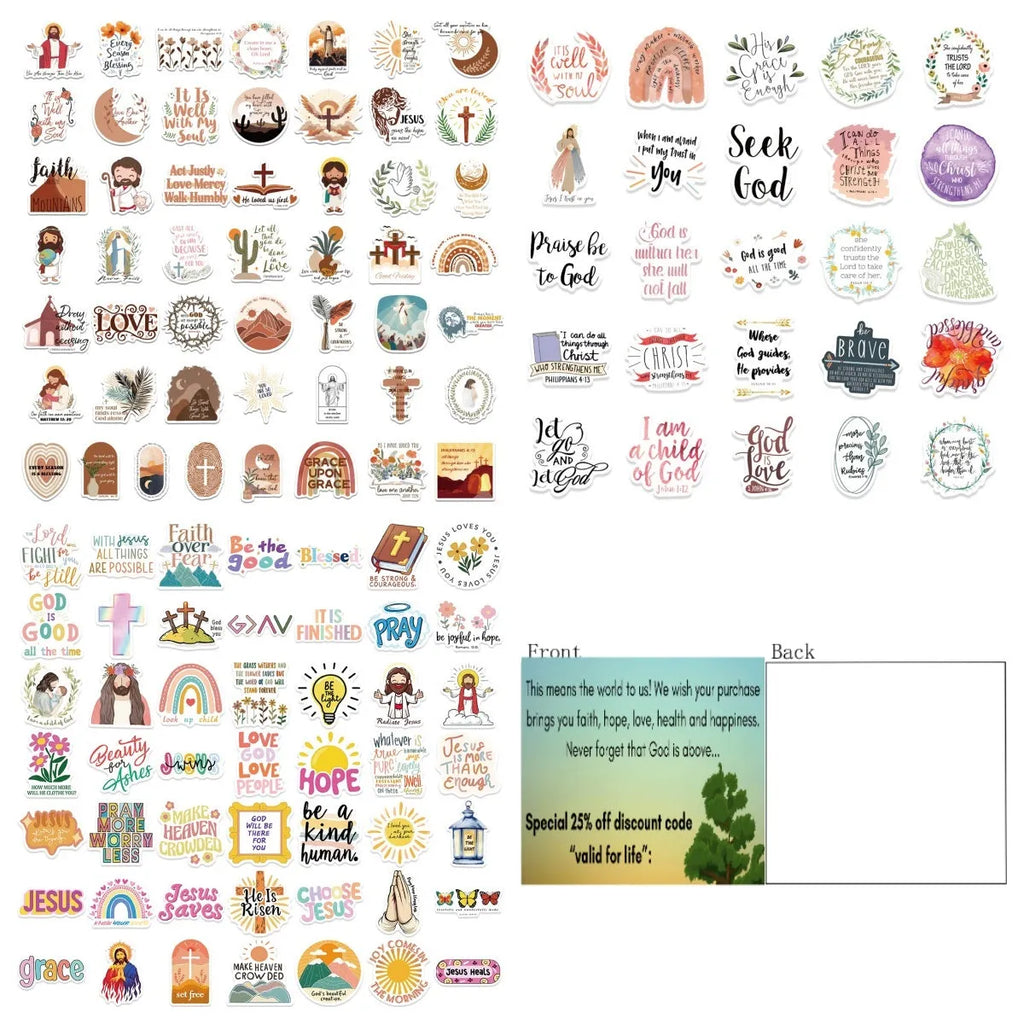 50 piece random pattern graffiti sticker set for wall and laptop decoration
