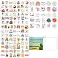 50 piece random pattern graffiti sticker set for wall and laptop decoration
