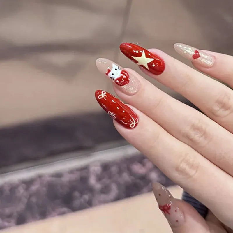 Sweet Girl brand fake nails in assorted random colours and styles