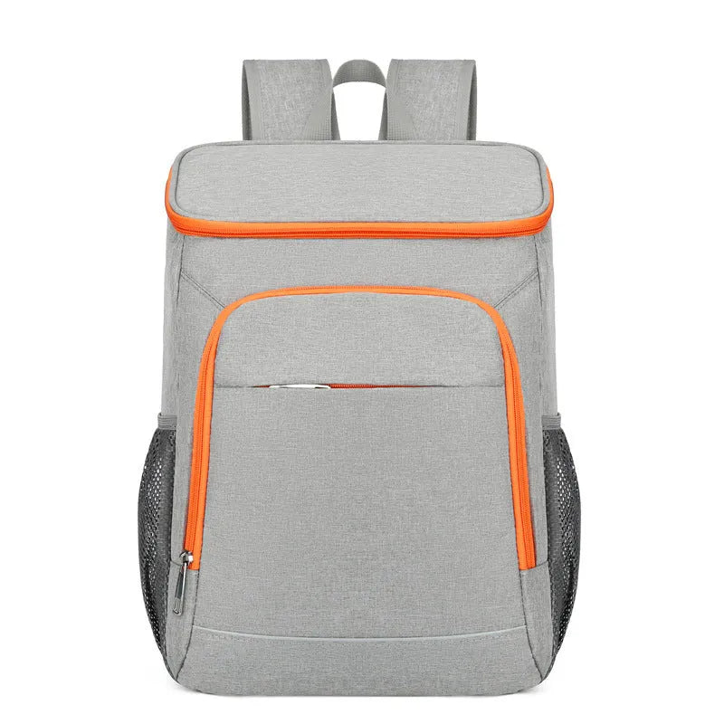 Large outdoor thermal insulation backpack in Oxford cloth with curved shoulder strap