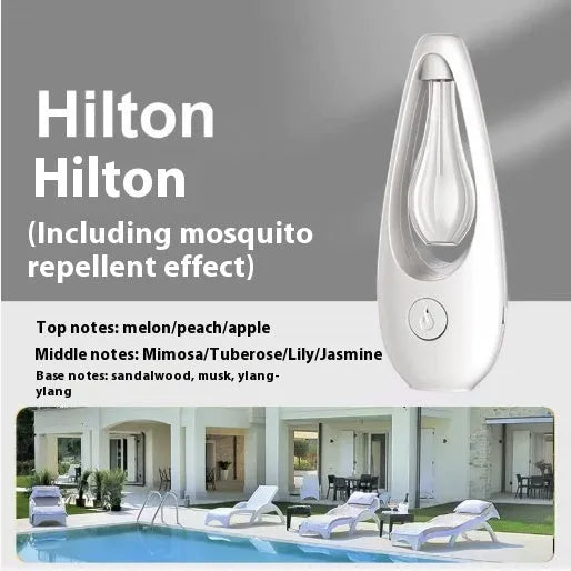 Ultrasonic aroma diffuser with mosquito repellent function in six fragrance colour options