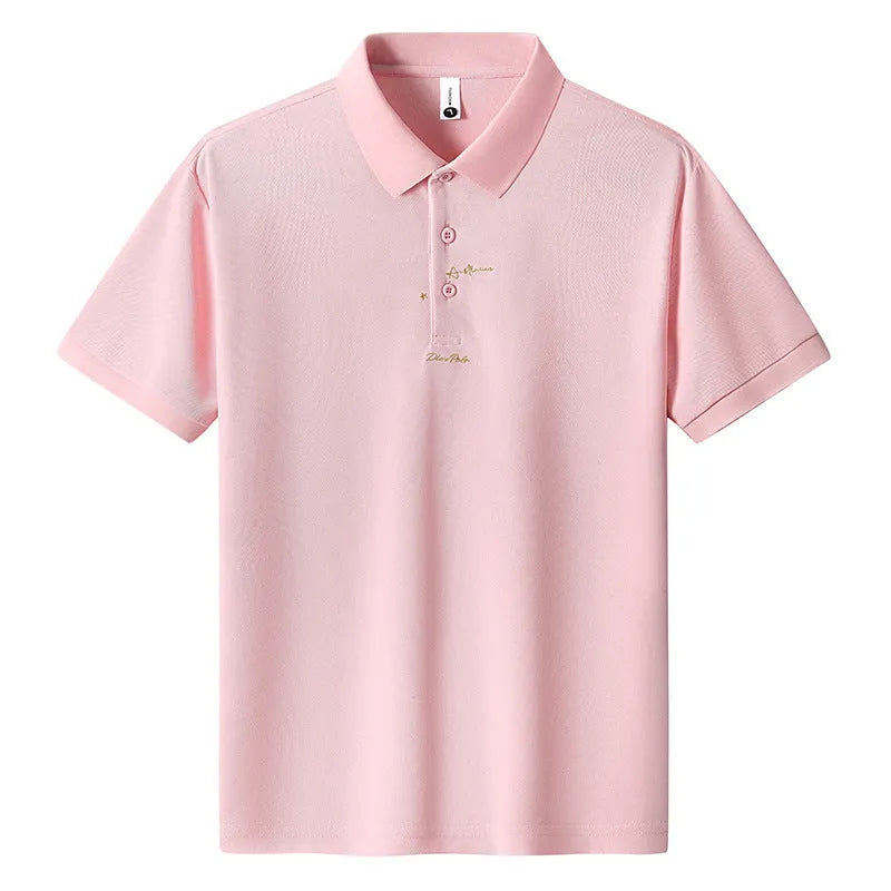 Men's loose fit cotton T-shirt with a large letter pattern print on the front, shown in multiple colour options.