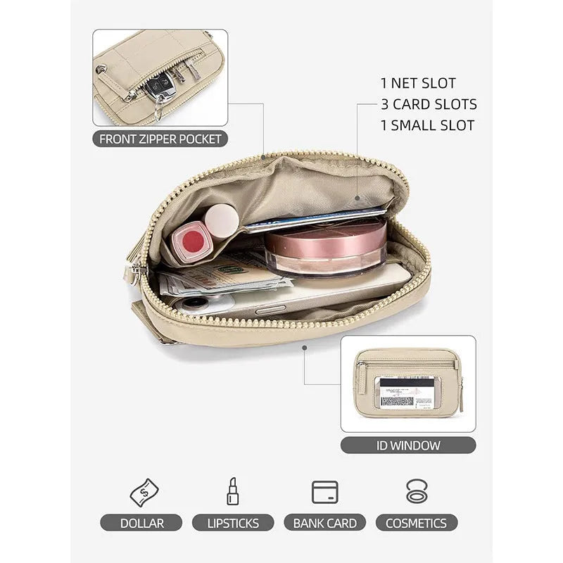 Waterproof quilted transparent deck handbag in nylon with solid colour lining